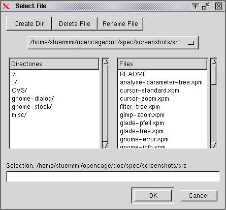 Dialog: Select File